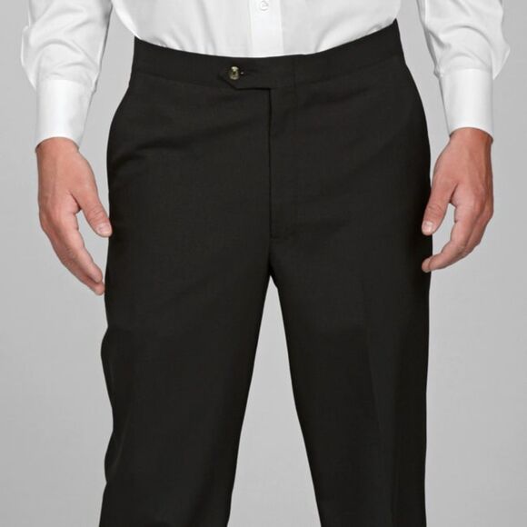 SANSABELT CLASSIC FOUR SEASONS SIDE POCKET FLAT FRONT 40 Reg Black Z20-205121 - Picture 1 of 2